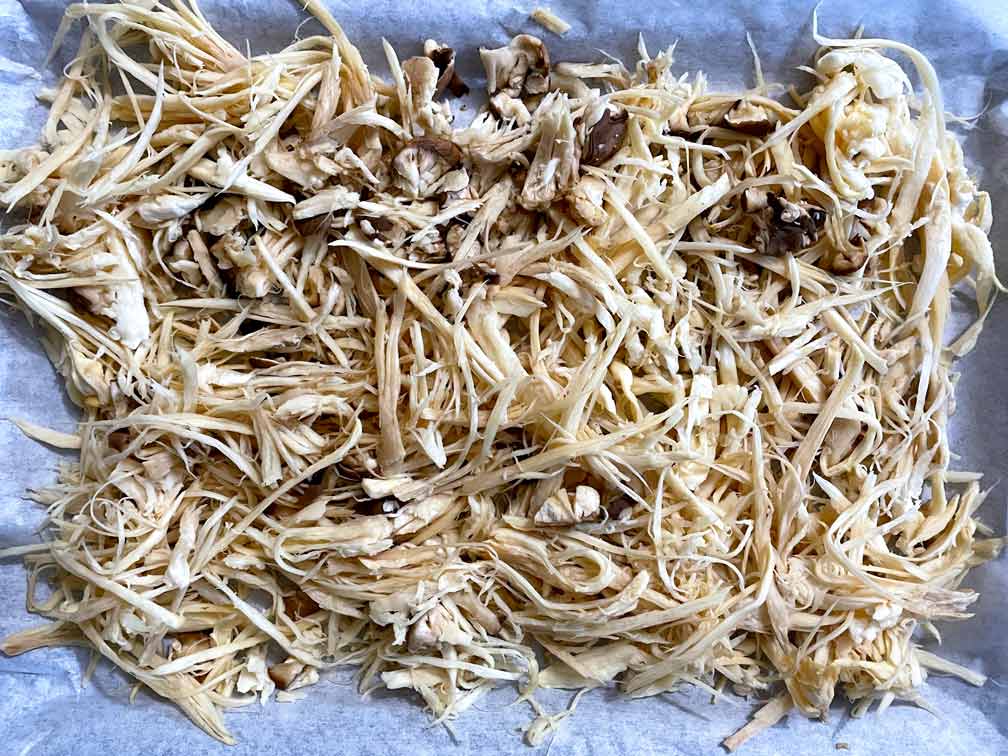 Mushroom on the tray